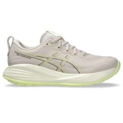 Buty biegowe Asics Gel-Cumulus 27 Beżowe. Brązowe obuwie sportowe damskie Asics, bez wzorów, z materiału, do biegania. Za 752.20 zł.