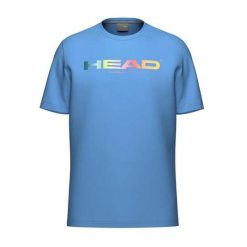 RAINBOW T-Shirt Men. Niebieskie t-shirty męskie Head, m, bez wzorów, sportowe, bez kołnierzyka. W wyprzedaży za 153.00 zł.