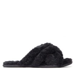 Kapcie Ugg. Czarne kapcie damskie UGG, bez wzorów. Za 269.99 zł.