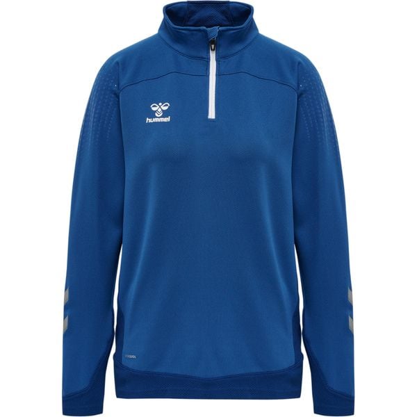 Damska bluza dresowa half zip Hummel Lead. Niebieskie bluzy damskie Hummel, s, bez wzorów, z dresówki, bez kaptura. W wyprzedaży za 161.50 zł.