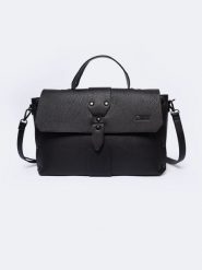 Torebka damska elegancka czarna nn574138 906. Czarne plecaki damskie Big Star, bez wzorów, ze skóry, eleganckie. Za 199.99 zł.