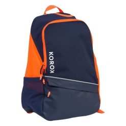 Plecak do hokeja na trawie FH100 dla dzieci. Niebieskie torby i plecaki dziecięce KOROK, z materiału, duże. Za 99.99 zł.