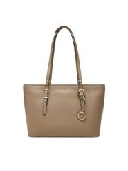 MICHAEL Michael Kors Torebka Quinn 30T5GQNT2L Beżowy. Brązowe torebki do ręki damskie MICHAEL Michael Kors, bez wzorów, ze skóry, bez dodatków. Za 799.99 zł.