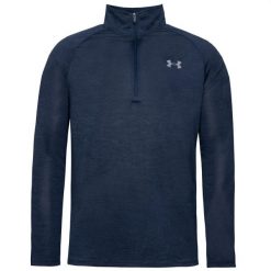 Bluza fitness męska Under Armour Tech 2.0 1/2 Zip. Niebieskie bluzy sportowe męskie Under Armour, m, bez wzorów, bez kaptura, na fitness i siłownię. Za 240.50 zł.
