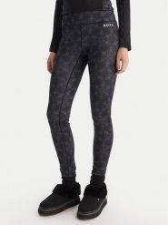 Roxy Bielizna termoaktywna dolna Daybreak Brushed ERJLW03056 Czarny Slim Fit. Czarna bielizna termoaktywna damska Roxy, s, bez wzorów, z syntetyku, bez ramiączek. Za 299.99 zł.