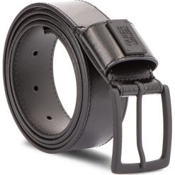 Pasek Męski GUESS - BM7083 LEA35 BLA. Czarne paski damskie Guess, w paski, ze skóry. Za 229.00 zł.