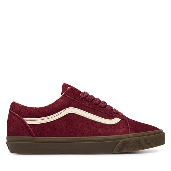 Tenisówki Vans. Czerwone trampki męskie Vans, bez wzorów, bez zapięcia. Za 399.99 zł.