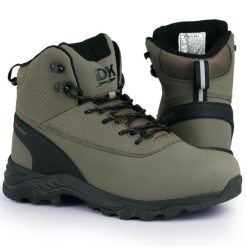 Buty męskie trekkingowe śniegowce DK CARTER. Brązowe śniegowce i trapery męskie DK, sportowe, bez zapięcia. Za 179.00 zł.
