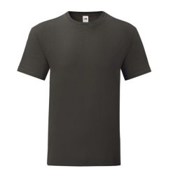 Męska Koszulka Iconic 150. Szare koszulki sportowe męskie Fruit of the Loom, m, bez wzorów, bez kołnierzyka, bez ramiączek, trekkingowe. Za 28.99 zł.