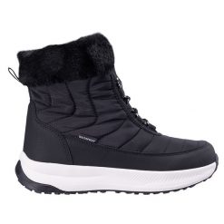Buty zimowe damskie Iguana Irine W - czarne, Rozmiar buta 39. Czarne obuwie sportowe damskie IGUANA, bez wzorów, z futra, trekkingowe. Za 219.99 zł.