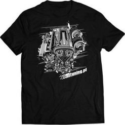 MTuning Koszulka T-Shirt MTuning Czarna Engine RB25 XL. Czarne t-shirty męskie MTuning, m, bez wzorów, bez kołnierzyka. Za 80.02 zł.