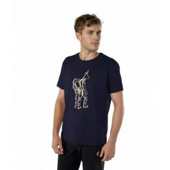 Koszulka męska AULP TICCO bawełniana z recyklingu klasyczna komfortowa. Niebieskie koszulki polo męskie Aulp, m, bez wzorów, z bawełny, klasyczne, bez ramiączek. W wyprzedaży za 99.99 zł.