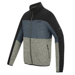 Męska bluza polarowa Elram Color Blocked z zamkiem błyskawicznym. Szare bluzy męskie Regatta, m, bez wzorów, z dzianiny, bez kaptura. Za 229.99 zł.