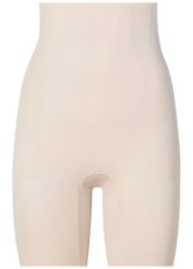 Spodnie modelujące o średnim stopniu modelowania sylwetki. Brązowe bielizna wyszczuplająca bonprix, bez wzorów. Za 109.99 zł.