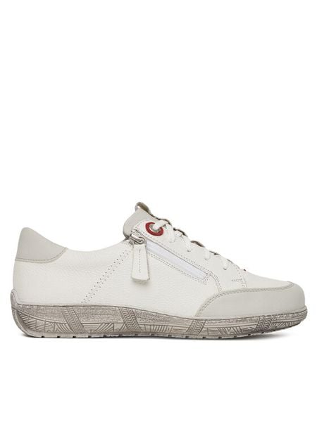 Go Soft Półbuty WI23-COMFORT-02 Biały. Białe półbuty damskie GO SOFT, bez wzorów, ze skóry, bez obcasa, na płaskiej podeszwie, bez zapięcia. Za 199.99 zł.