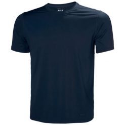 Koszulka Helly Hansen Shine Solen. Niebieskie koszulki sportowe męskie Helly Hansen, bez wzorów, bez kołnierzyka, bez ramiączek, outdoorowe. W wyprzedaży za 216.50 zł.