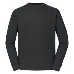 Klasyczna Bluza Raglanowa Unisex Dla Dorosłych. Zielone bluzy męskie Fruit of the Loom, l, bez wzorów, bez kaptura. Za 79.99 zł.