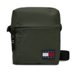 Saszetka Tommy Jeans. Zielone saszetki męskie Tommy Jeans, z jeansu, młodzieżowe, małe. Za 199.99 zł.