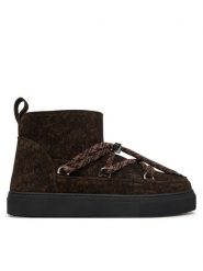 Inuikii Śniegowce Classic Low Camouflage 1001.001.0581 Brązowy ciemny. Brązowe śniegowce i trapery damskie Inuikii, ze skóry. Za 1,199.00 zł.
