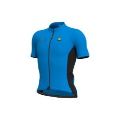Koszulka rowerowa męska Alé Cycling Solid Color Block. Niebieskie koszulki sportowe męskie ALÉ CYCLING, m, bez wzorów, bez kołnierzyka, bez ramiączek, rowerowe. W wyprzedaży za 291.99 zł.