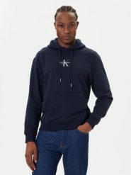 Calvin Klein Jeans Bluza LV04RD243G Granatowy Regular Fit. Niebieskie bluzy męskie Calvin Klein Jeans, m, bez wzorów, z bawełny, bez kaptura. Za 389.99 zł.