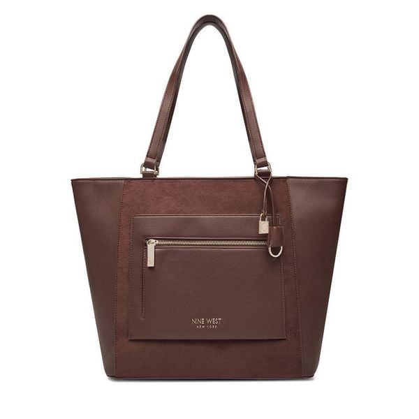 Torebka Nine West. Brązowe torebki do ręki damskie Nine West, bez wzorów, bez dodatków. Za 249.99 zł.