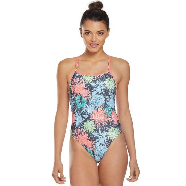 Uglies Revibe Astoria Print Tie Back Swimsuit – Rozmiar 26. Brązowe kostiumy jednoczęściowe damskie DOLFIN, bez wzorów, sportowe, do pływania. Za 511.23 zł.