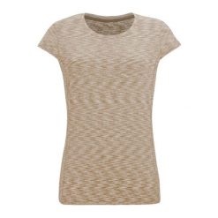 T-shirt Damski Hyperdimension II. Brązowe koszulki sportowe damskie Regatta, bez wzorów, bez kołnierzyka, bez ramiączek, trekkingowe. Za 94.99 zł.