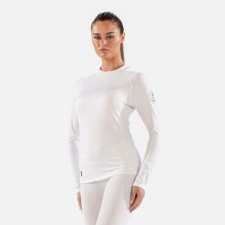 Koszulka termoaktywna Damska SURFANIC. Białe koszulki sportowe damskie Surfanic, bez wzorów, bez kołnierzyka, bez ramiączek, narciarskie. Za 169.99 zł.