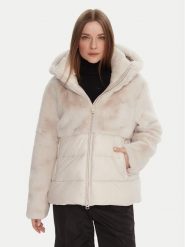 Blauer Futro 25WBLDC02178 Écru Regular Fit. Płaszcze damskie Blauer, s, bez wzorów, z futra, bez kaptura. Za 1,289.00 zł.