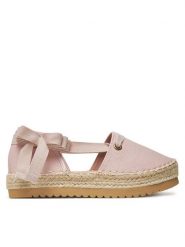 DeeZee Espadryle ZYLS093 Różowy. Czerwone espadryle damskie DeeZee, bez wzorów, z materiału, bez obcasa, bez zapięcia. Za 119.99 zł.
