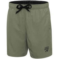 Spodenki kąpielowe męskie Aqua Speed Dylan. Zielone kąpielówki męskie Aqua-Speed, m, bez wzorów. Za 79.99 zł.