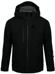 Kurtka turystyczna typu hardshell wodoodporna męska H07. Czarne kurtki męskie GUGGEN MOUNTAIN, na lato, l, bez wzorów, z hardshellu, bez kaptura. Za 929.03 zł.