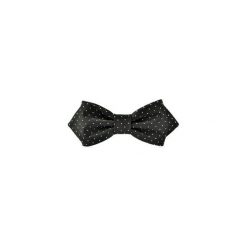 Mucha marthu BLACK ELEGANT md0032. Czarne krawaty i muchy Marthu, w paski, z tkaniny, eleganckie. Za 89.00 zł.