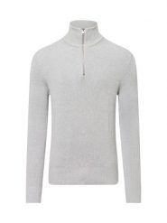 Jack & Jones sweter z dzianiny Mężczyźni szary, XL. Szare swetry przez głowę męskie Jack & Jones, m, bez wzorów, z dzianiny, bez kołnierzyka. Za 249.95 zł.
