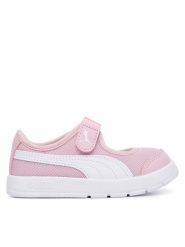 Puma Półbuty Courtflex v3 Lina V Inf 400579 02 Różowy. Czerwone półbuty dziewczęce Puma, bez wzorów, z materiału, bez zapięcia. Za 149.99 zł.