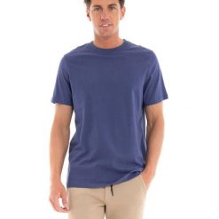 Koszulka turystyczna damska Superdry t-shirt. Niebieskie t-shirty damskie Superdry., l, bez wzorów, z bawełny, klasyczne, bez kołnierzyka. Za 53.49 zł.