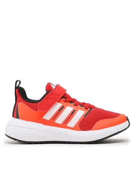 Adidas Sneakersy Fortarun 2.0 Cloudfoam Sport Running Elastic Lace Top Strap Shoes HP5445 Czerwony. Czerwone buty sportowe dziewczęce Adidas, bez wzorów, z materiału, bez zapięcia. Za 249.99 zł.