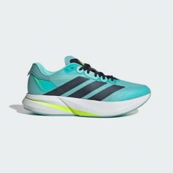 Buty Duramo Speed 2 Running. Fioletowe buty sportowe męskie Adidas, z materiału, bez zapięcia, do biegania. Za 399.00 zł.