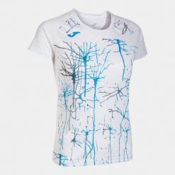 Koszulka do biegania dla dziewczyn Joma Elite IX. Białe bluzki dla dziewczynek Joma, bez wzorów, bez kołnierzyka, bez ramiączek. Za 149.50 zł.