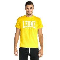 Koszulka na co dzień na siłownię. Brązowe koszulki sportowe męskie LEONE 1947 APPAREL, m, bez wzorów, z jersey, bez kołnierzyka, bez ramiączek, na fitness i siłownię. Za 42.06 zł.