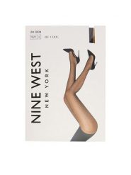 Nine West Rajstopy CEO-9WB-004-SS26 Czarny. Czarne skarpety damskie Nine West, bez wzorów, z nylonu. Za 34.99 zł.