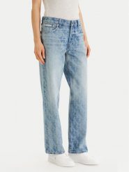 Calvin Klein Jeans Jeansy LV047F678G Niebieski Straight Fit. Niebieskie jeansy damskie Calvin Klein Jeans. Za 529.99 zł.