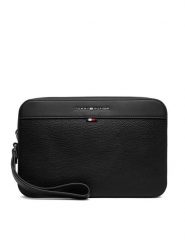 Tommy Hilfiger Saszetka Th Central Pouch AM0AM14822 Czarny. Czarne saszetki męskie Tommy Hilfiger, ze skóry. Za 289.99 zł.