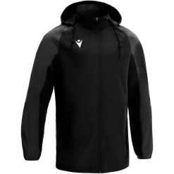 Wodoodporna kurtka z pełnym zamkiem błyskawicznym Macron Elbrus. Czarne kurtki damskie Macron, l, bez wzorów, z materiału, eleganckie, z kapturem. Za 263.50 zł.