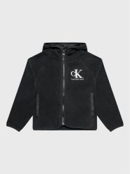 Calvin Klein Jeans Polar IB0IB01443 Czarny Regular Fit. Czarne bluzy dla chłopców Calvin Klein Jeans, bez wzorów, z jeansu, bez ramiączek, bez kaptura. Za 319.99 zł.