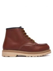 Tommy Jeans Trzewiki Archive '01 American Lth Boot EM0EM01779 Brązowy. Brązowe botki męskie Tommy Jeans, bez wzorów, z jeansu, bez zapięcia. Za 749.99 zł.