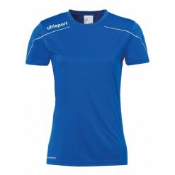 Koszulka Uhlsport Femme Stream 22. Białe koszulki sportowe damskie Uhlsport, xs, bez wzorów, bez kołnierzyka, bez ramiączek, na fitness i siłownię. Za 113.00 zł.