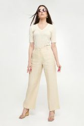 Spodnie damskie lniane Malizia WEEKEND MAX MARA. Legginsy damskie Weekend Max Mara, bez wzorów. Za 1,049.00 zł.