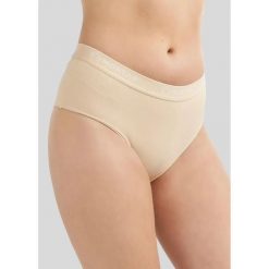 Figi damskie Montar Mia. Brązowe figi damskie MONTAR, xs, bez wzorów, z elastanu. Za 261.50 zł.